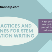STEM dissertation writing, best practices and guidelines