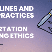 Dissertation Writing Ethics
