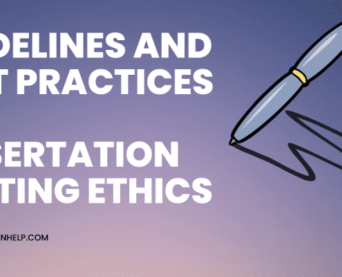 Dissertation Writing Ethics