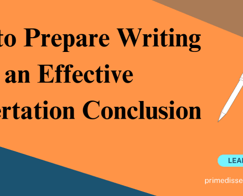 Writing an Effective Dissertation Conclusion