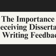 Dissertation Writing Feedback