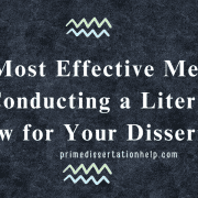 dissertation literature review