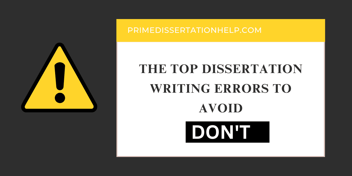 Correct These 5 Common Dissertation Writing Errors To Significantly