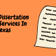 Dissertation editing and proofreading services in Texas