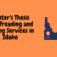 Master's Thesis Proofreading and Editing Services in Idaho